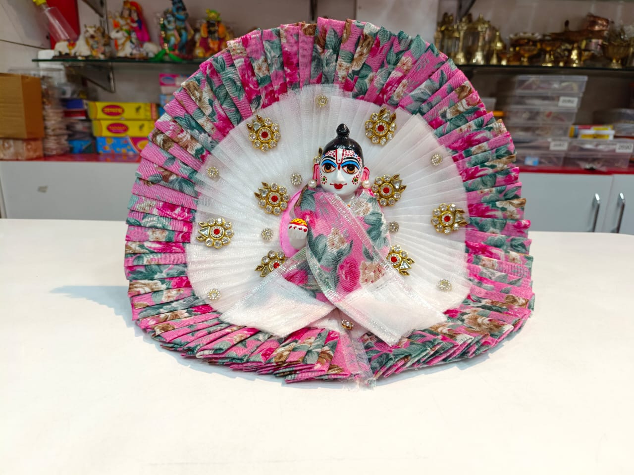 Heavy Laddu Gopal Dress With Gotta Flower /elegant Krishna Poshak, RKF684 -  Etsy