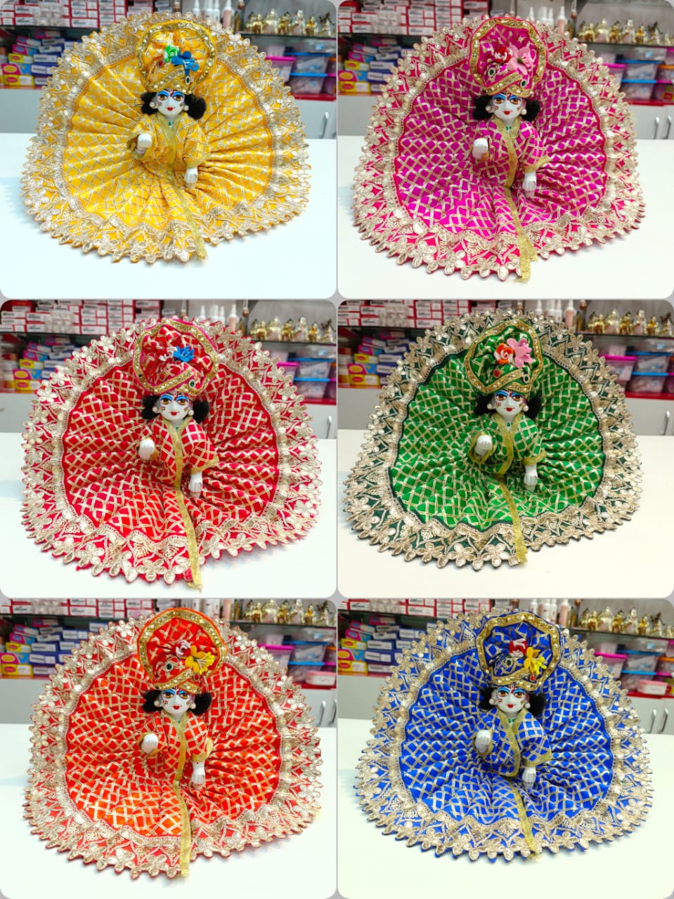 Lovely Laddu Gopal Thakur ji Kanha ji Dress Poshak Hare Krishna Janamshtami  Gift | eBay